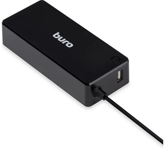 Автоматический блок питания BURO BUM-0221B90 90W 18.5V-20V 11-connectors 4.5A 1xUSB 2.4A от бытовой 484585 1