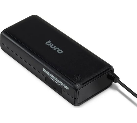 Ручной блок питания BURO BUM-1187H90 90W 12V-20V 11-connectors от бытовой электросети LED индикатор 825359