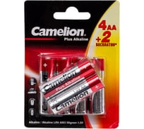 Батарейка Camelion New plus alkaline 4+2 lr6 (4+2lr6-bp, 1.5в) 15308