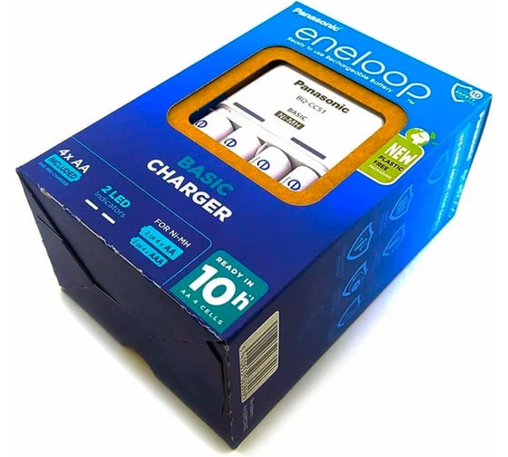 Зарядное устройство Panasonic eneloop K-KJ51MCD40E Basic Charger + 4AA2000mAh BL1 УТ-00000808