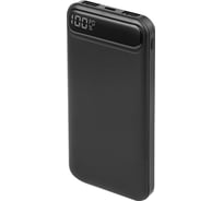 Внешний акб Deppa nrg turbo v2 10000 mah, 22.5w out (qc, pd, afc, fcp, scp, mtk pe), display, black, 33637