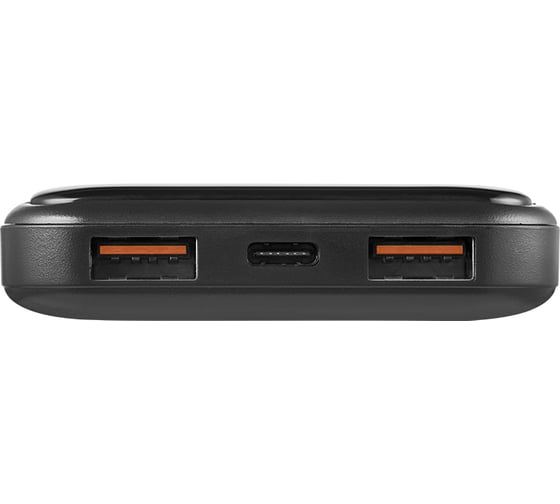 Внешний акб Deppa nrg turbo v2 10000 mah, 22.5w out (qc, pd, afc, fcp, scp, mtk pe), display, black, 33637