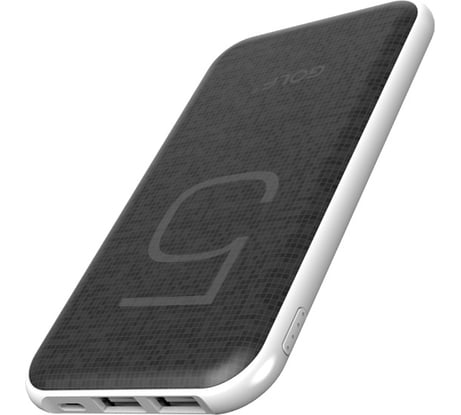 Внешний аккумулятор GOLF G24 Powerbank 5000 mah Кабель Micro USB выход USB 1 А 2.1A черный 30013665