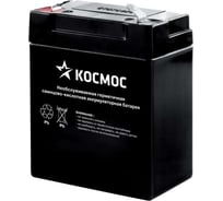 Аккумулятор Космос 4v 2ah для фонарей 2008L - LED, 118LED KOCAccu4V2Ah