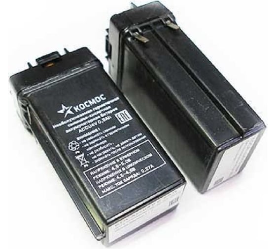 Аккумулятор Космос 4v 900mah для фонарей 6010LED, 6010LED_radio7005LED KOCAccu4V0.9Ah 1