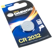 Литиевая батарейка Daewoo CR2032 BL-1 5007208