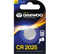 Литиевая батарейка Daewoo CR2025 BL-1 5007178