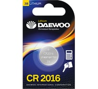 Литиевая батарейка Daewoo CR2016 BL-1 5007147