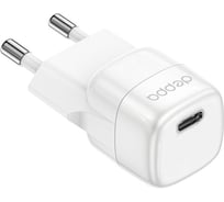 Сзу Deppa usb-c, power delivery, mini gan, 20вт, белый, 11440