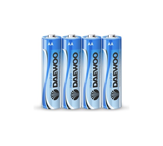 Солевая батарейка Daewoo R 6 Heavy Duty 4 шт 1030153 1