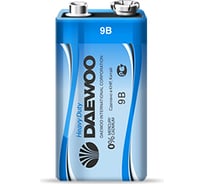 Солевая батарейка Daewoo 6F22 Heavy Duty 1029997