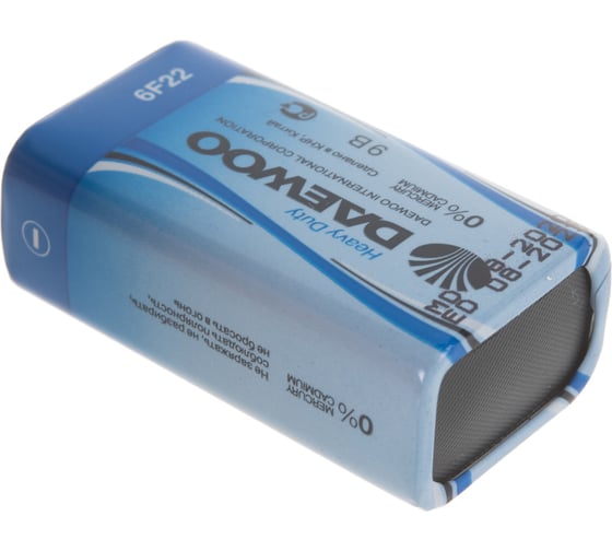 Солевая батарейка Daewoo 6F22 Heavy Duty 1029997