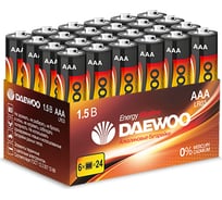Алкалиновая батарейка Daewoo LR03 ENERGY Alkaline Pack - 24 5005211