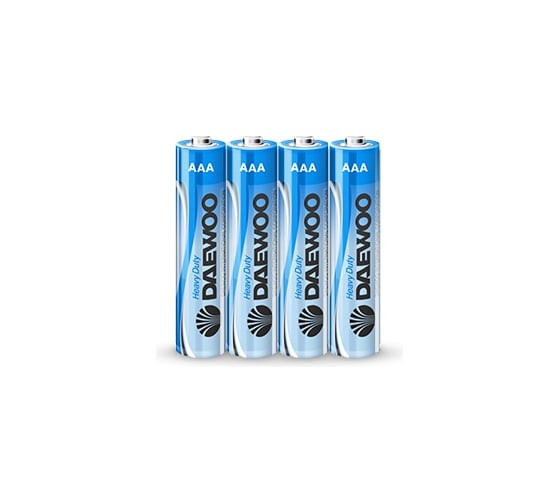 Солевая батарейка Daewoo R03 Heavy Duty 4 шт 1030207 1