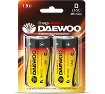 Алкалиновая батарейка Daewoo LR20 ENERGY Alkaline BL-2 1030429