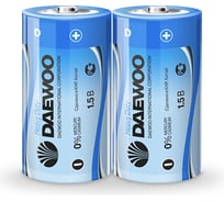 Солевая батарейка Daewoo R20 Heavy Duty 2 шт 1030245