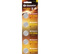 Литиевая батарейка Daewoo CR2016 BL-5 5007239