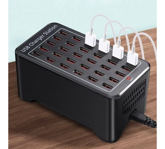 Зарядная станция PALMEXX YFY-A75 30*USB (5V-2.4A) 150W PX/PA-YFYA75