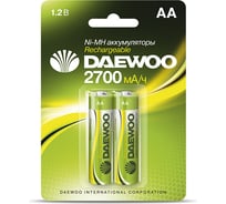 Аккумулятор Daewoo AA 2700mAh NI-MH BL-2 1037404
