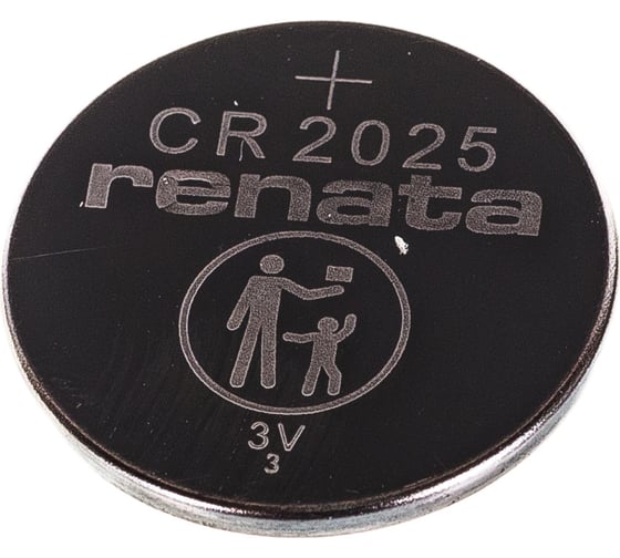 Литиевая батарейка Renata Li/MnO2 CR 2025 165mAh, 3VNEW 12710