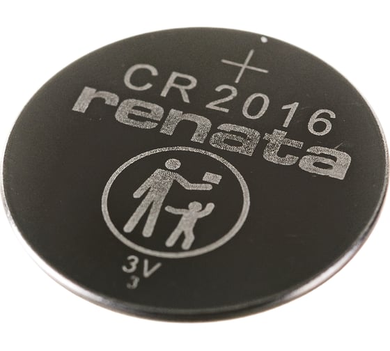 Литиевая батарейка Renata CR 2016 Li/MnO2, 90mAh, 3V NEW 12709