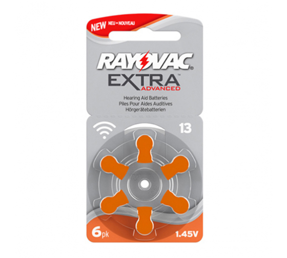 Батарейка для слуховых аппаратов Ray-O-Vac 13 Extra Advanced BL-6 14172 1