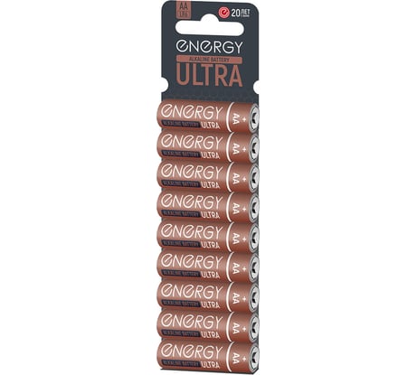 Алкалиновая батарейка ENERGY ultra lr6/10ks (аа) 10шт 107046
