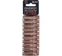 Алкалиновая батарейка ENERGY ultra lr03/10ks (ааа) 10шт 107047