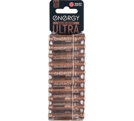 Алкалиновая батарейка ENERGY ultra lr03/10ks (ааа) 10шт 107047
