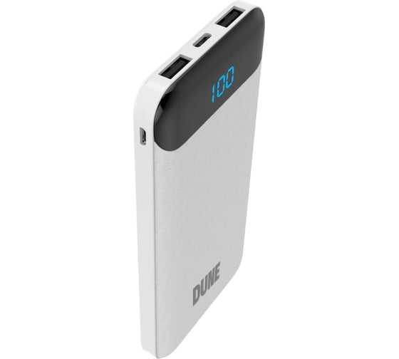 Powerbank PERFEO Dune 10000мАч, белый 30016410