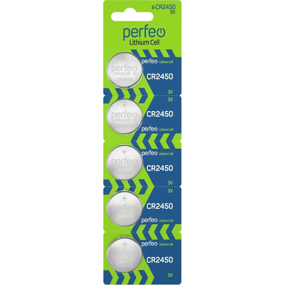 Батарейки PERFEO CR2450/5BL Lithium Cell 30007019 - выгодная цена ...