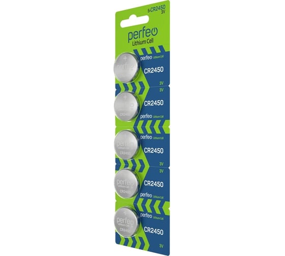 Батарейки PERFEO CR2450/5BL Lithium Cell 30007019