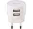 Сетевое зарядное устройство USAMS Модель - US-CC080, 2 USB, 2.1A, белый (CC80TC01) УТ000027174 1