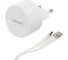 Сетевое зарядное устройство USAMS Модель Send-Tu Series Set, 2 USB + кабель Micro USB U35, белый (XTXLOGT18MC05) УТ000024953 1