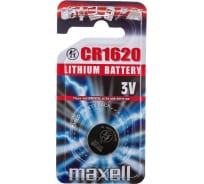 Литиевая батарейка MAXELL CR1620 BL-1 11238400