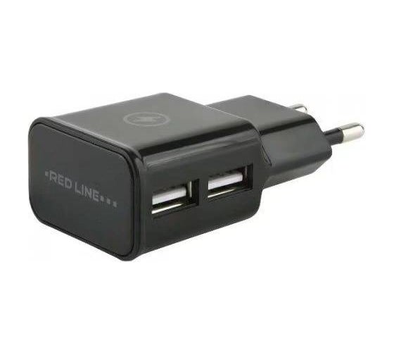СЗУ Red Line 2 USB (модель NT-2A), 2.1A черный, УТ000009404 1