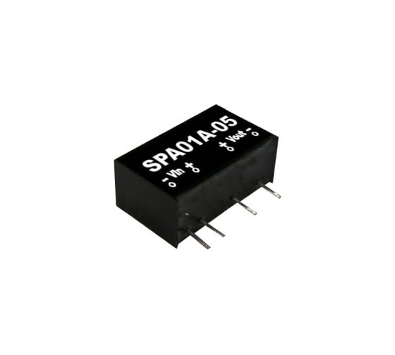 Преобразователь Mean Well DC/DC SPA01C-05 1Вт Т02587995 1