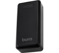 Мобильный аккумулятор BURO BPF30D 30000mAh, QC4.0/PD3.0 22.5W, 4.6A 2xUSB-A/USB-C, черный (BPF30D22PBK) 1450665