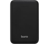 Мобильный аккумулятор BURO T4-10000 10000mAh 10W 2A 2xUSB-A черный (T4-10000-BK) 358100