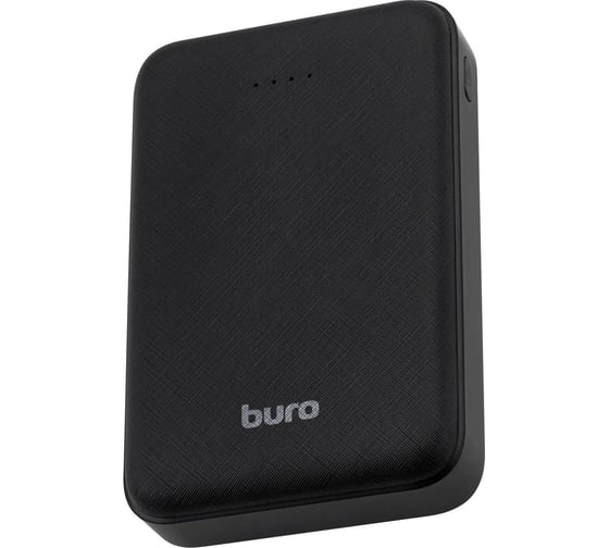 Мобильный аккумулятор BURO T4-10000 10000mAh 10W 2A 2xUSB-A черный (T4-10000-BK) 358100