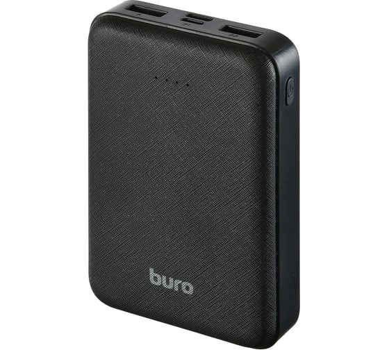 Мобильный аккумулятор BURO T4-10000 10000mAh 10W 2A 2xUSB-A черный (T4-10000-BK) 358100