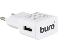 Универсальное сетевое зарядное устройство BURO TJ-159w 10.5W 2.1A USB-A белый 338744