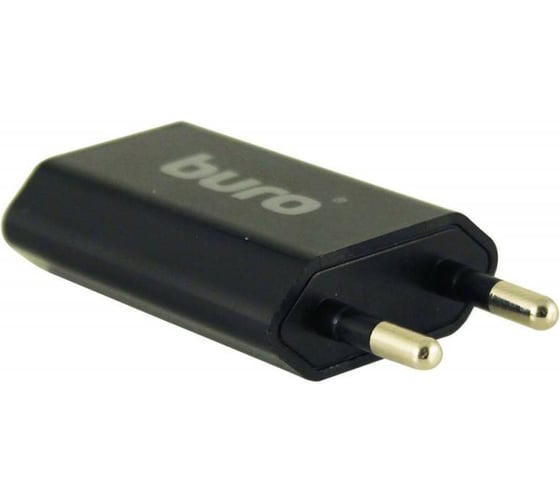 Универсальное сетевое зарядное устройство BURO TJ-164b 5W 1A USB черный 338741