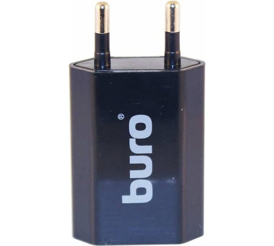 Универсальное сетевое зарядное устройство BURO TJ-164b 5W 1A USB черный 338741
