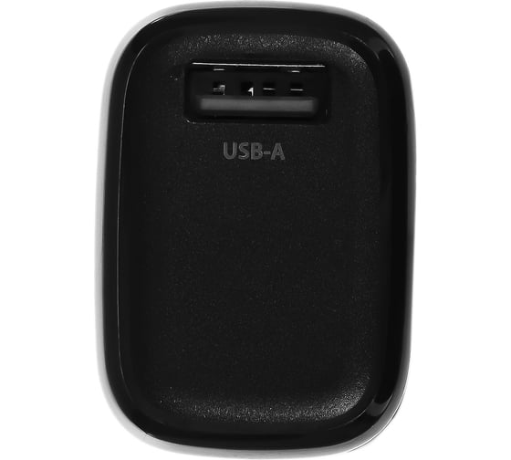 Универсальное сетевое зарядное устройство BURO BUWG1 18W 3A (QC) USB-A черный (BUWG18P100BK) 1656819