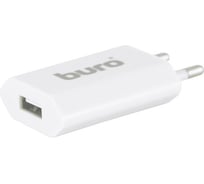 Универсальное сетевое зарядное устройство BURO TJ-164w 5W 1A USB белый 338742