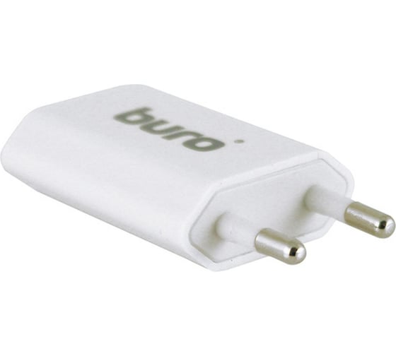 Универсальное сетевое зарядное устройство BURO TJ-164w 5W 1A USB белый 338742