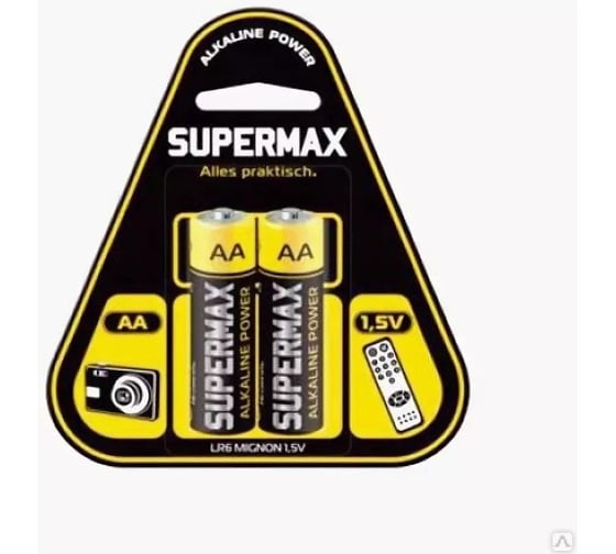 Элемент питания КОСМОС Supermax R6 алкалин. SUPLR62S