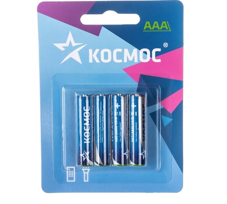 Элемент питания КОСМОС R03 4BL KOCR034BL
