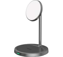 Беспроводная зарядная станция Magsafe 2 в 1 Choetech (iPhone+Airpods), цвет серый космос (T575-F) T575-F-101CCGY